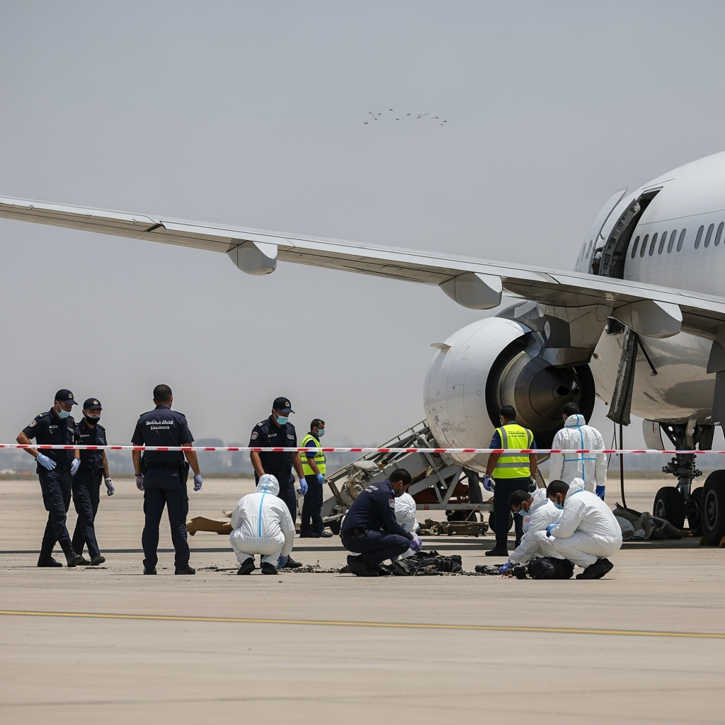 Illustration for: Investigation into Shooting Incident at Baghdad Airport