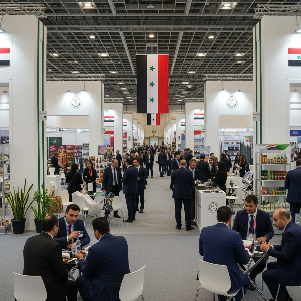 Illustration for: Damascus Fair Highlights Syria's Strategic Trade Role