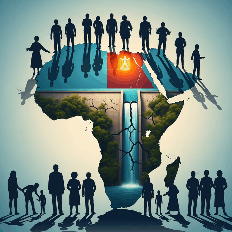 Illustration for: Egypt Supports African Interests Amid Dam Dispute