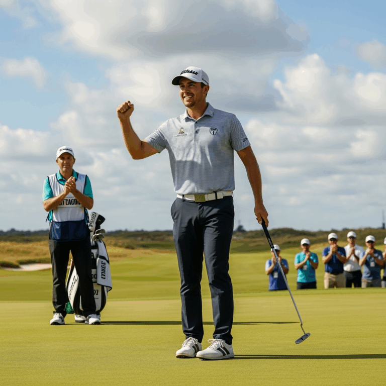 Illustration for: Fleetwood's Surprising Golf Victory