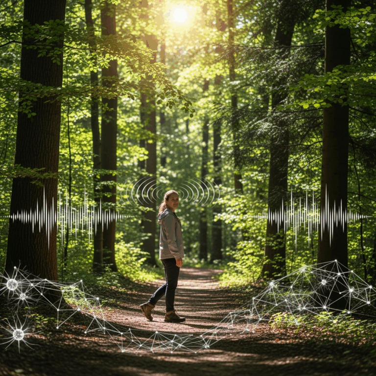 Illustration for: Nature's Cognitive Benefits Explored in New Study