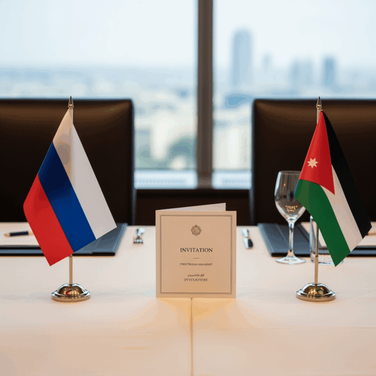 Illustration for: Russia Invites Jordan to First Russian-Arab Summit