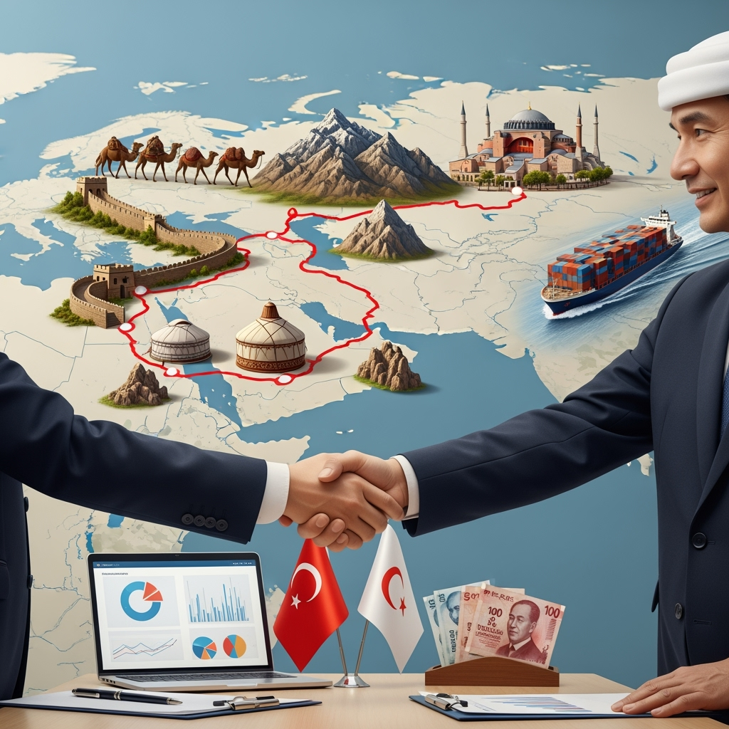 Illustration for: Middle Corridor and China-Turkey Economic Talks