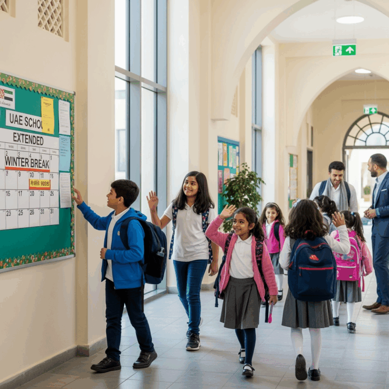 Illustration for: UAE Schools Adapt to New Four-Week Winter Break