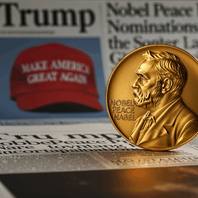 Illustration for: Trump's Nobel Peace Prize Nominations