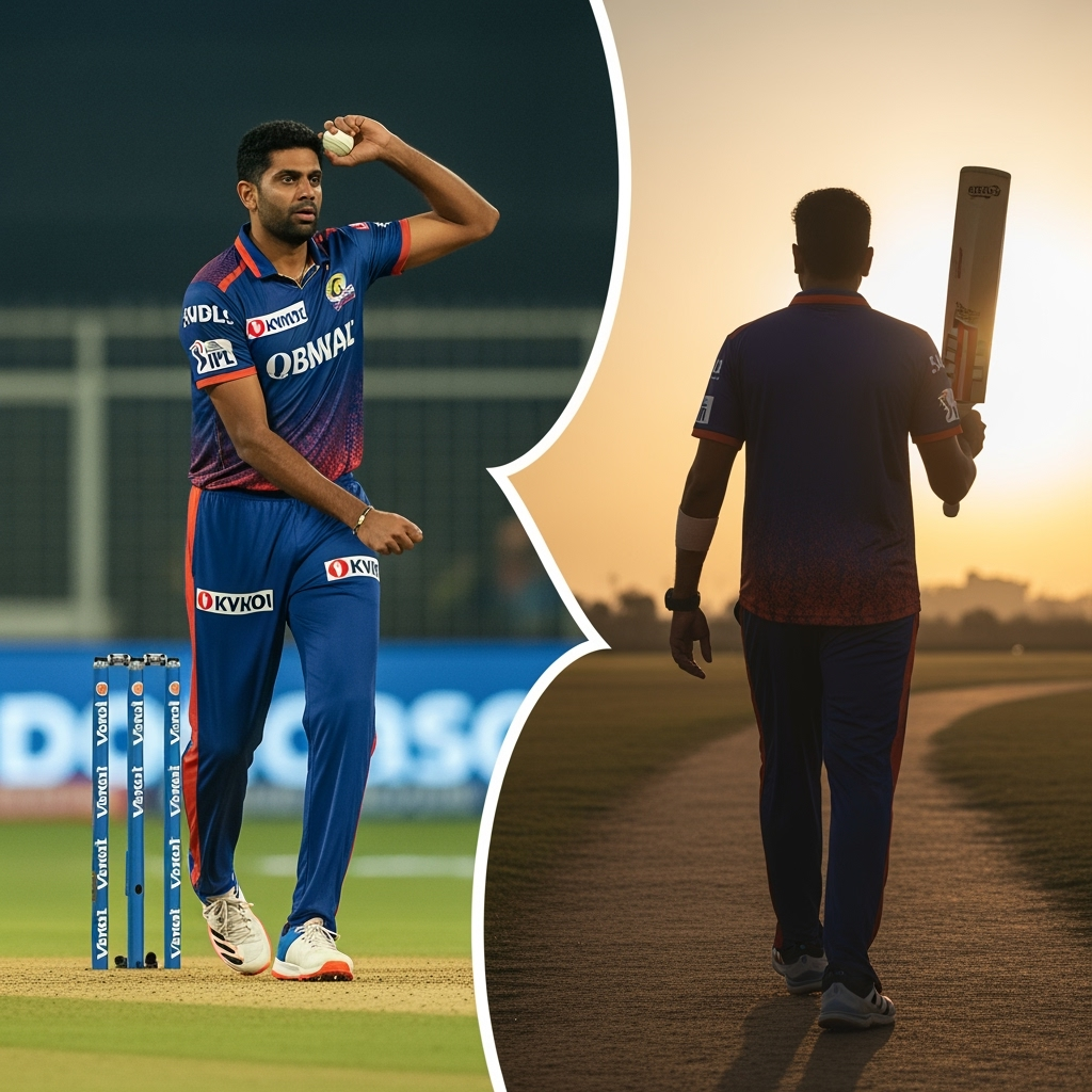 Illustration for: Ashwin Retires from IPL, Begins New Cricket Journey