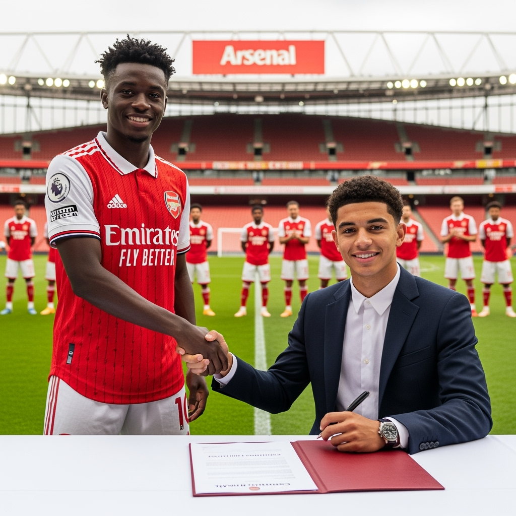Illustration for: Eze Joins Arsenal; Cameron Ismail Signs First Contract