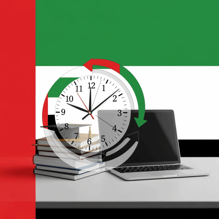 Illustration for: UAE Announces Flexible Work Hours for School Year