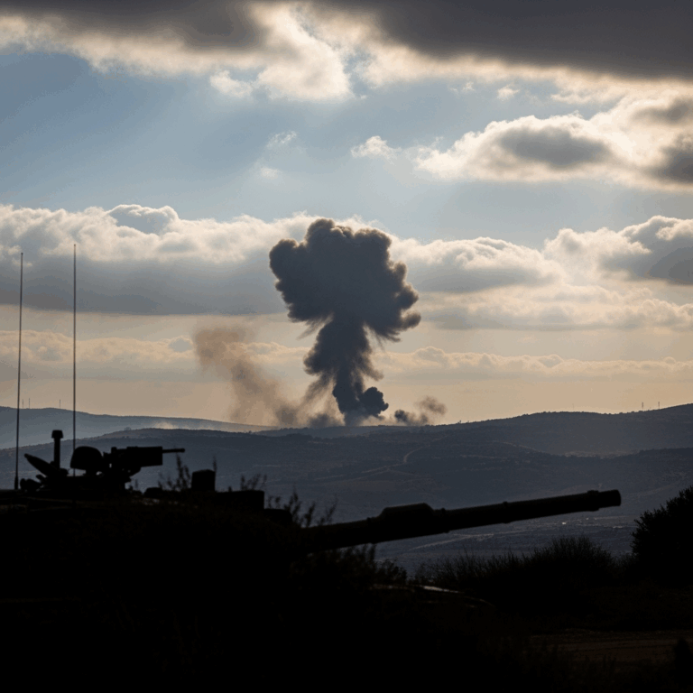 Illustration for: Israeli Army Attacks Hezbollah Sites in Lebanon