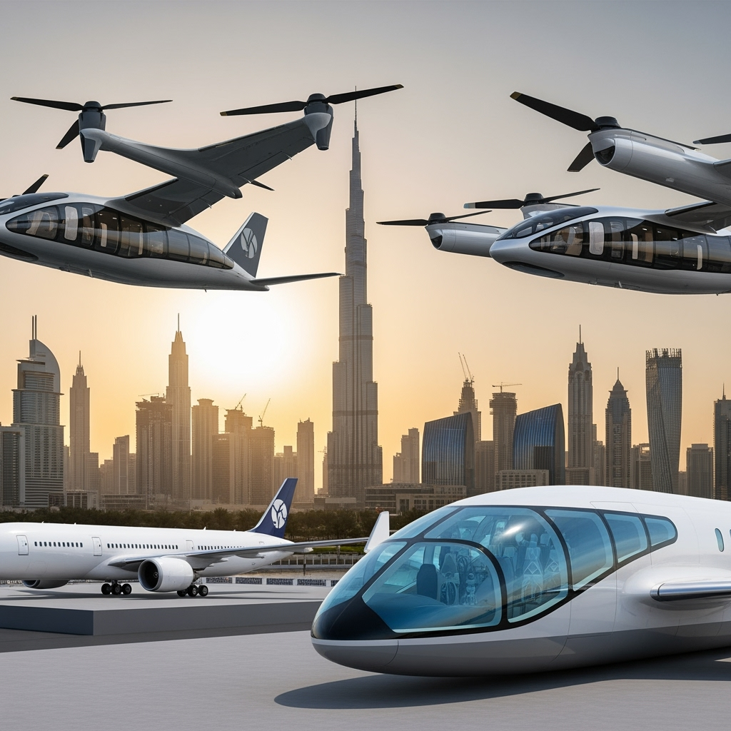 Illustration for: Discover Future Air Travel at Dubai Airshow 2025