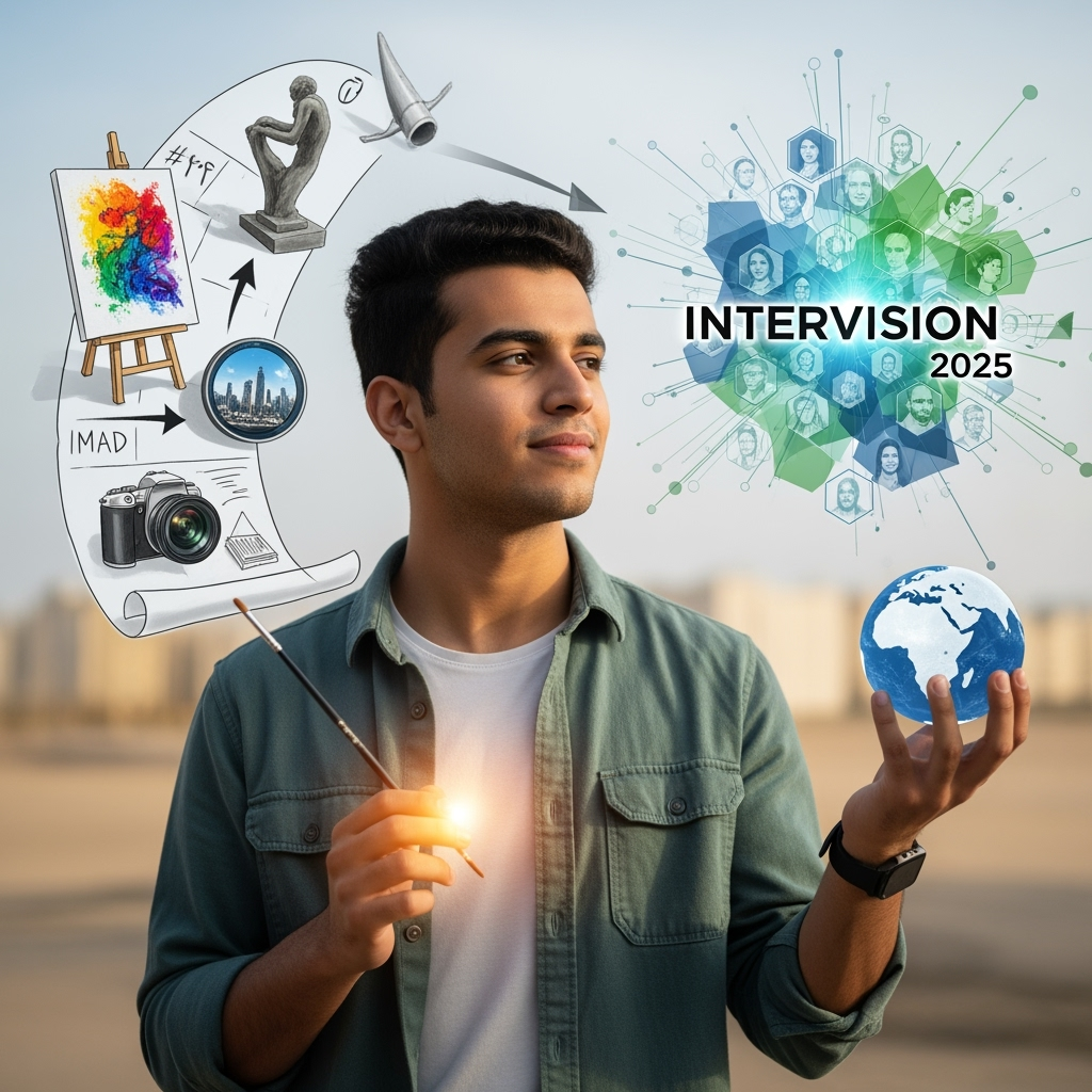 Illustration for: Imad's Artistic Journey and Intervision 2025