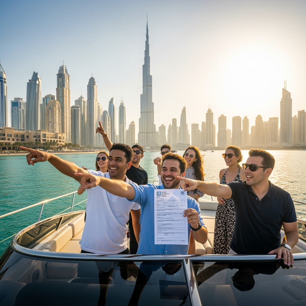 Illustration for: Dubai Eases Boating Licence for Visitors