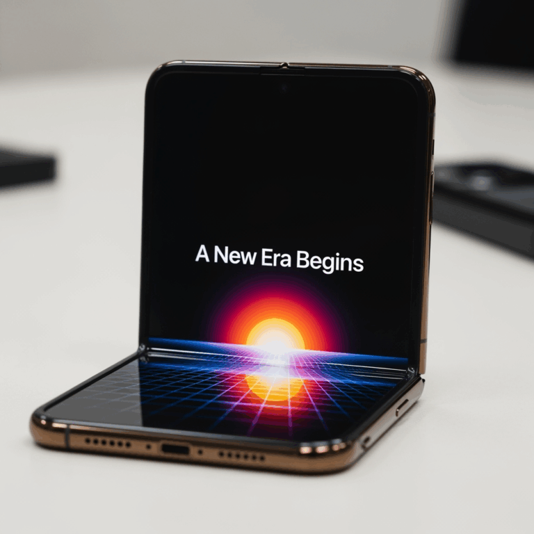 Illustration for: Apple's Foldable iPhone: A New Era Begins
