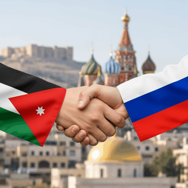 Illustration for: Jordan and Russia Cancel Mutual Visa Requirements