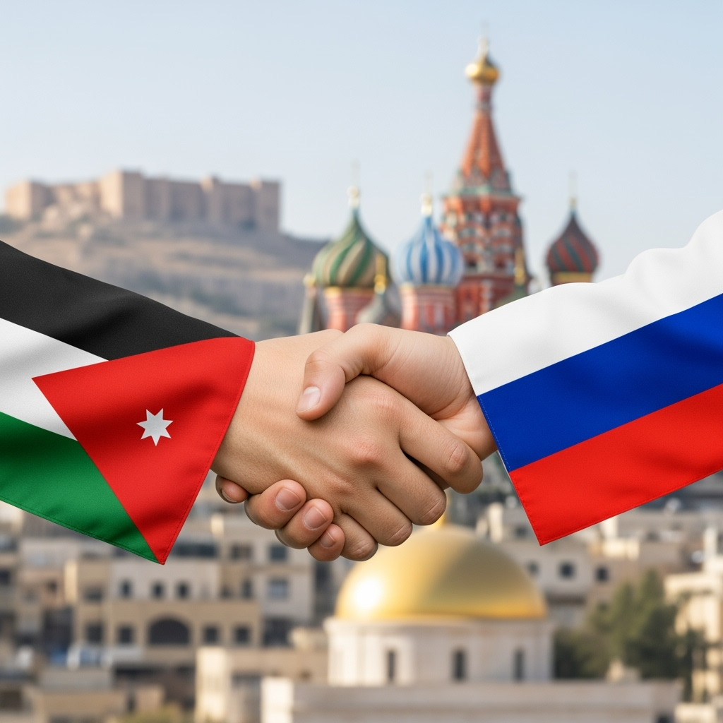 Illustration for: Jordan and Russia Cancel Mutual Visa Requirements