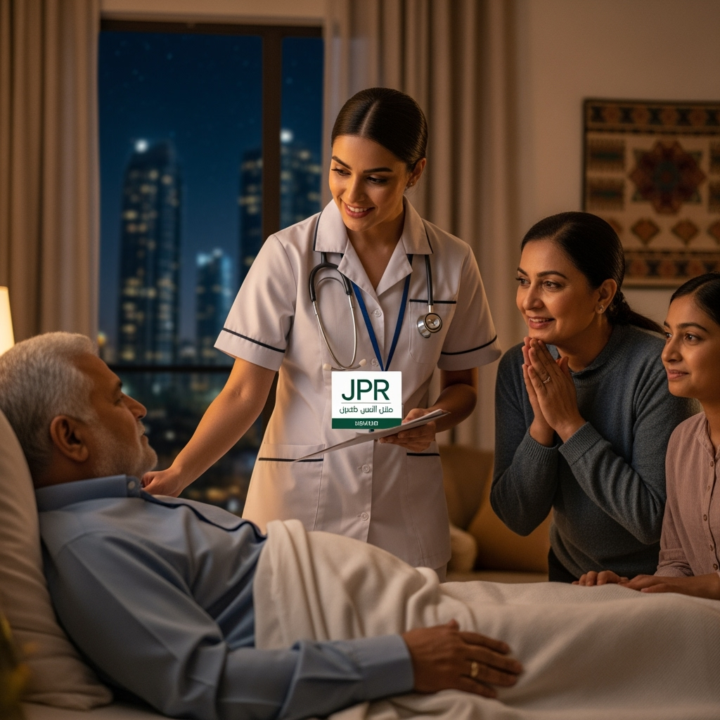 Illustration for: JPR تقدم خدمة التمريض الليلي في الإمارات