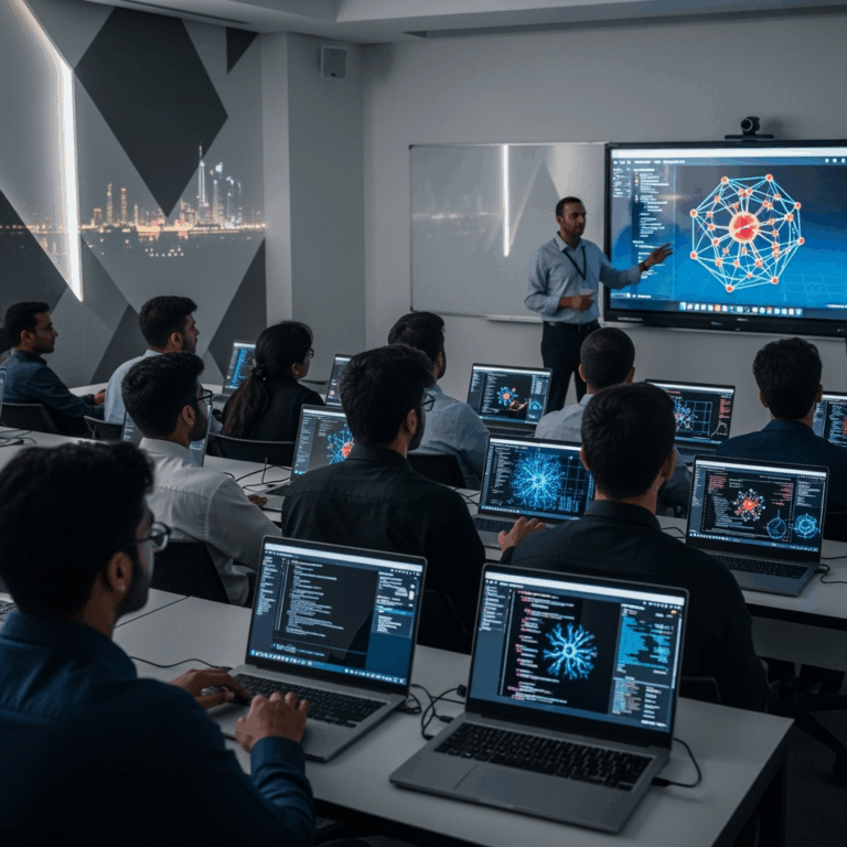 Illustration for: UAE's First AI Bachelor's Program: A New Era