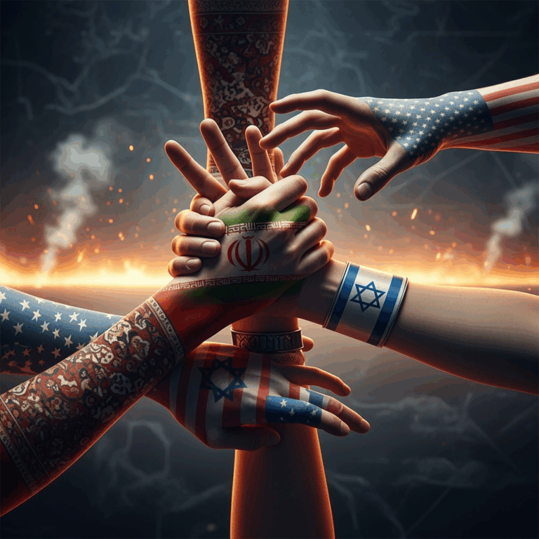 Illustration for: Rising Tensions: Iran-Israel-US Conflicts