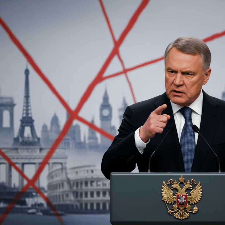 Illustration for: Russia Condemns European Actions on Sanctions
