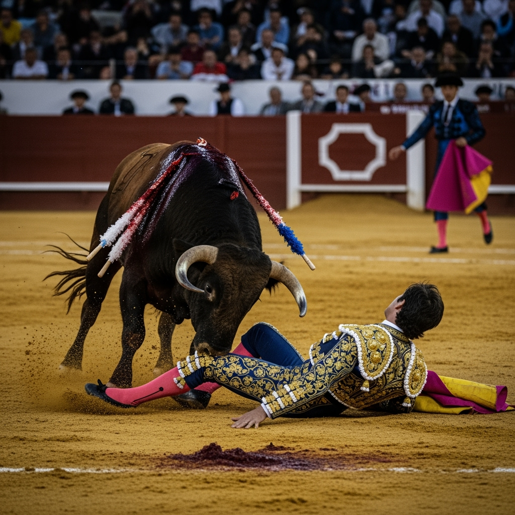 Illustration for: Tragic Bullfighting Accident in Portugal