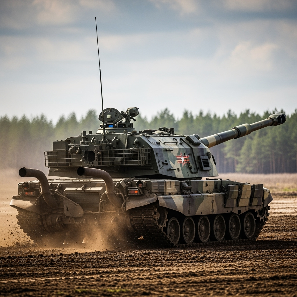 Illustration for: Russia's Advanced Self-Propelled Cannon