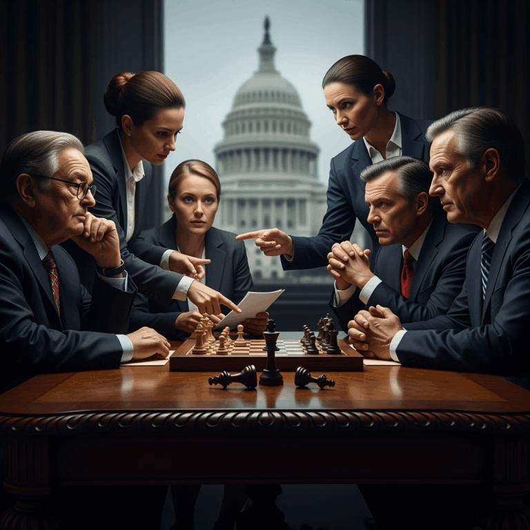 Illustration for: Soros, Democrats & US Political Struggle