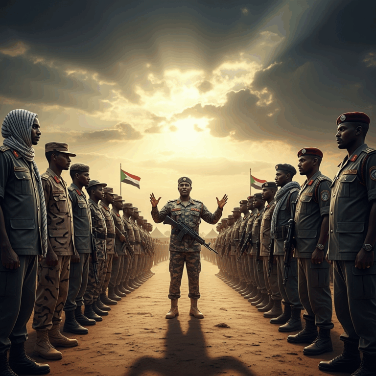 Illustration for: Sudan Army Allies Under Command Amid Tensions