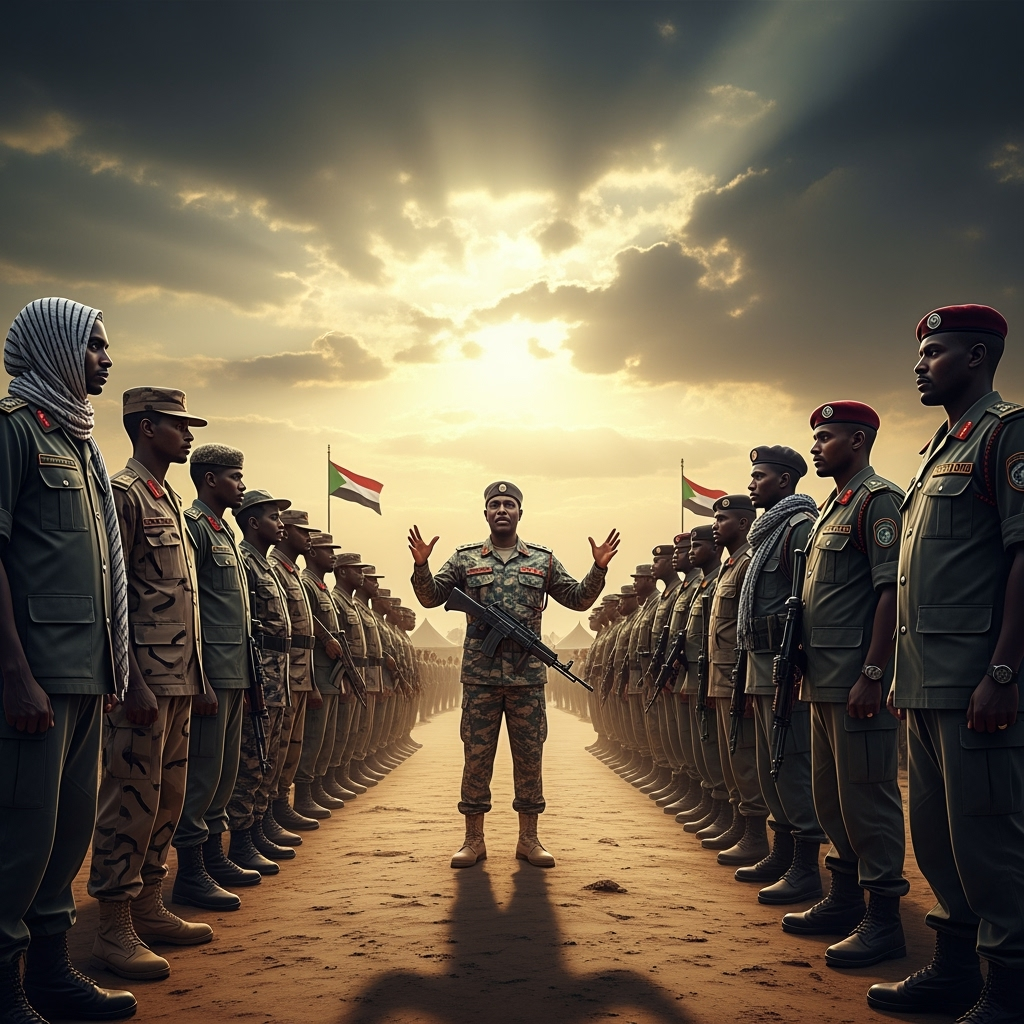 Illustration for: Sudan Army Allies Under Command Amid Tensions