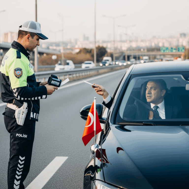 Illustration for: Turkish Minister Fined for Speeding