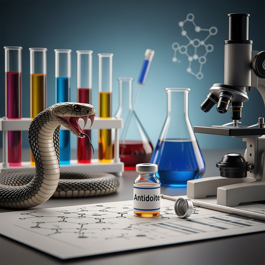 Illustration for: New Findings on Snake Venom Antidotes