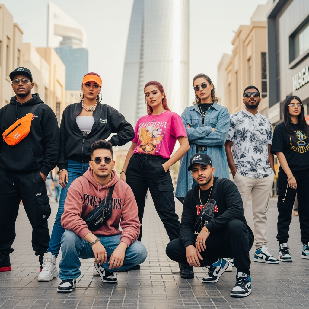 Illustration for: UAE Retail and Fashion: The Rise of Streetwear