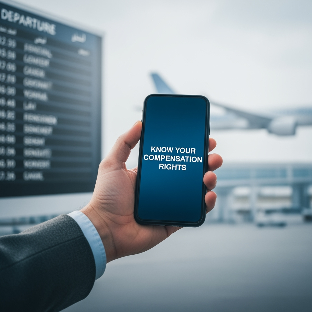 Illustration for: Flight Cancellation: Know Your Compensation Rights