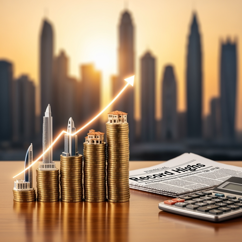Illustration for: Dubai Mortgage Transactions Hit Record High in July