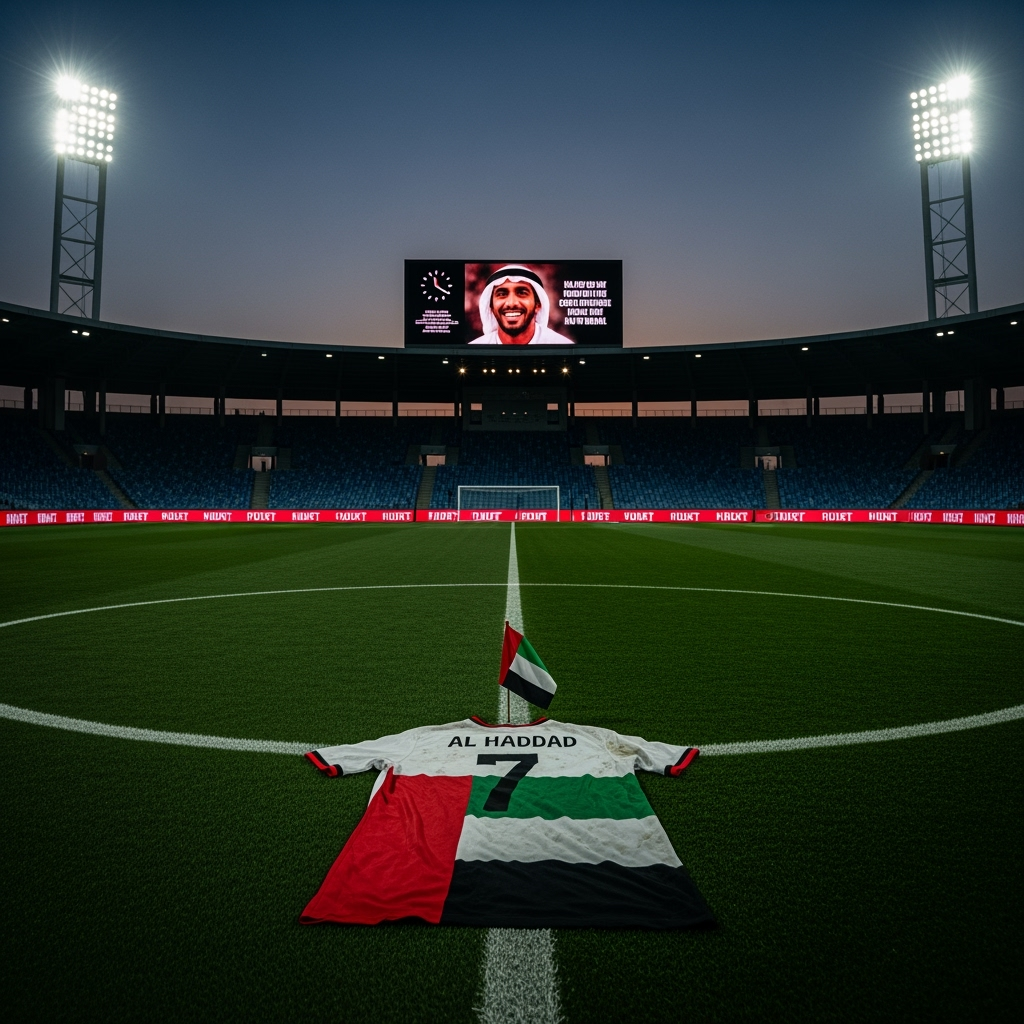Illustration for: UAE Football Legend Jasim Al Haddad Passes Away