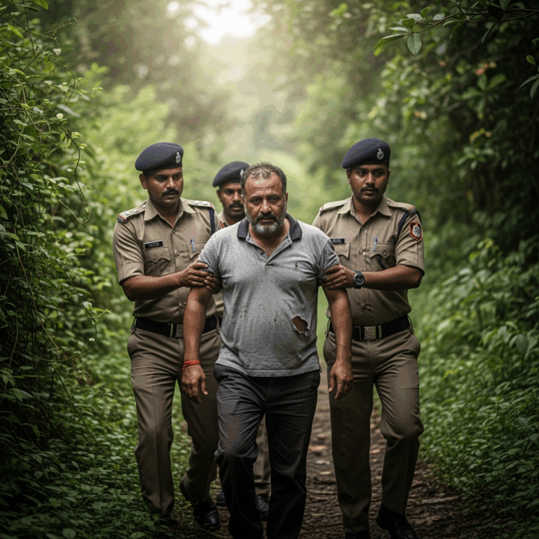 Illustration for: UAE Businessman Kidnapped in Kerala Rescued