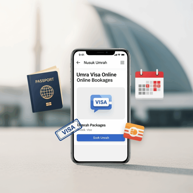 Illustration for: Nusuk Umrah: Simplified Visa and Booking Online