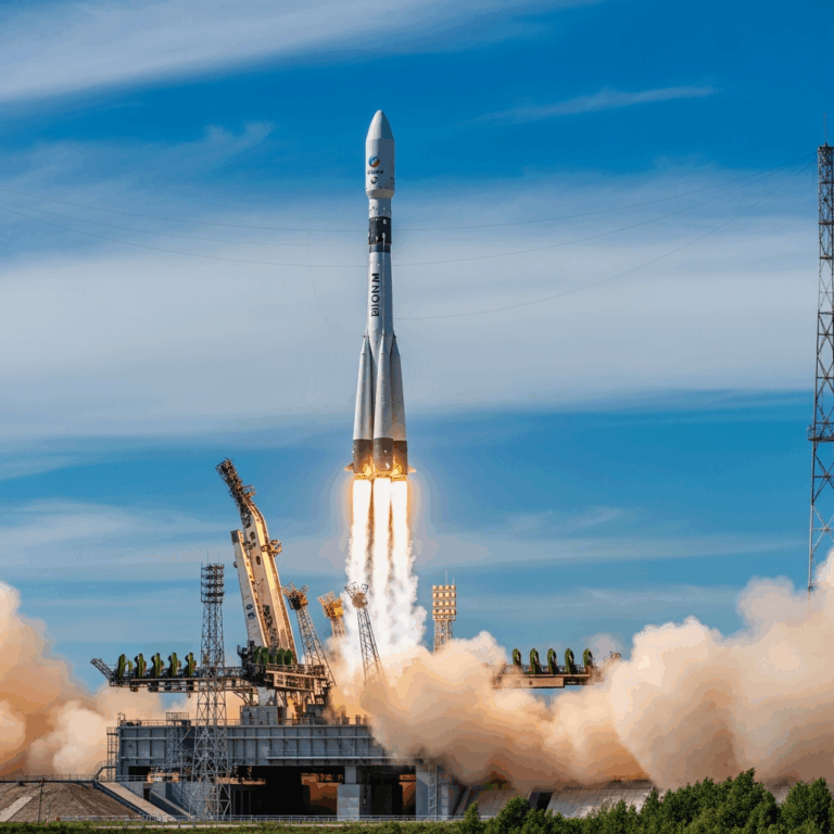 Illustration for: Successful Launch of 'Bion-M' Satellite with Biological Cargo