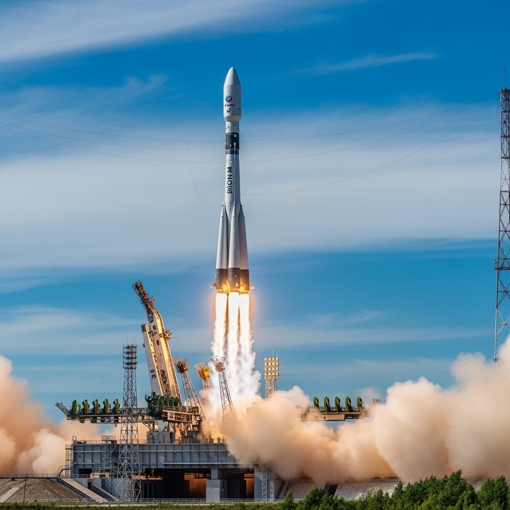 Illustration for: Successful Launch of 'Bion-M' Satellite with Biological Cargo