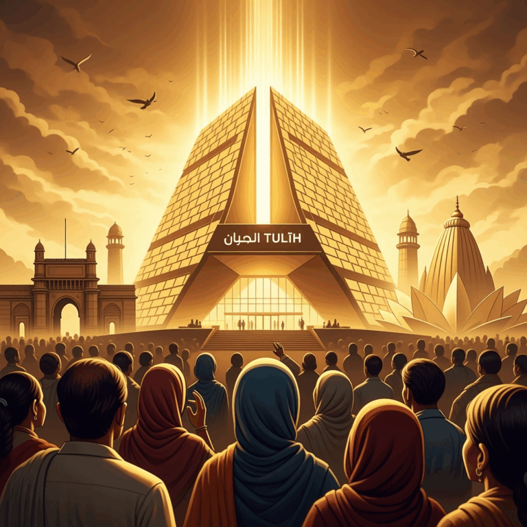 Illustration for: الهند تدخل عصرًا ذهبيًا جديدًا مع مركز tulåh