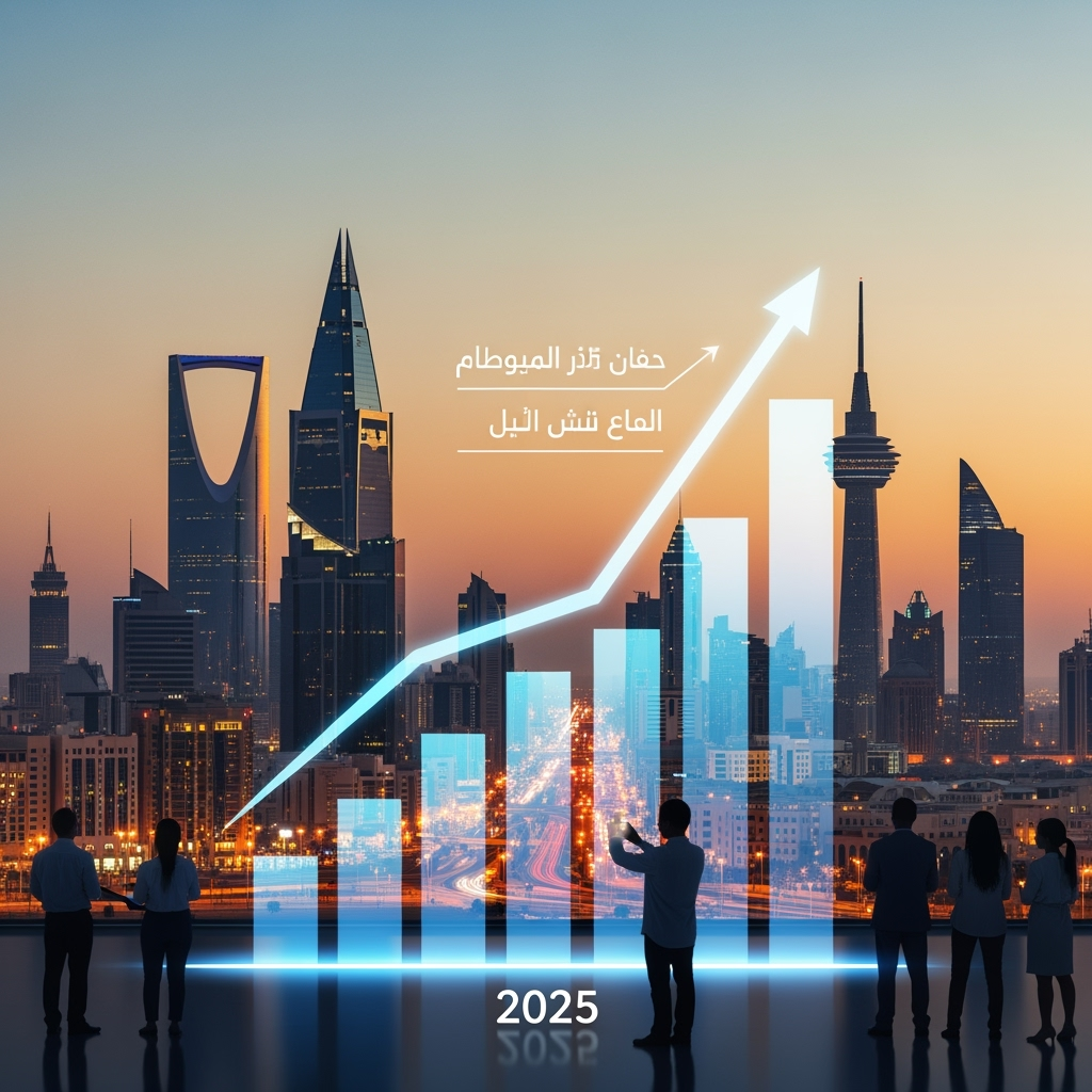 Illustration for: توقعات نمو الاقتصاد غير النفطي في السعودية لعام 2025