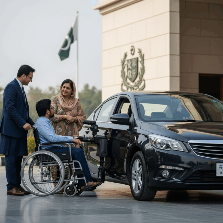 Illustration for: Duty-Free Car Imports for Disabled Pakistanis