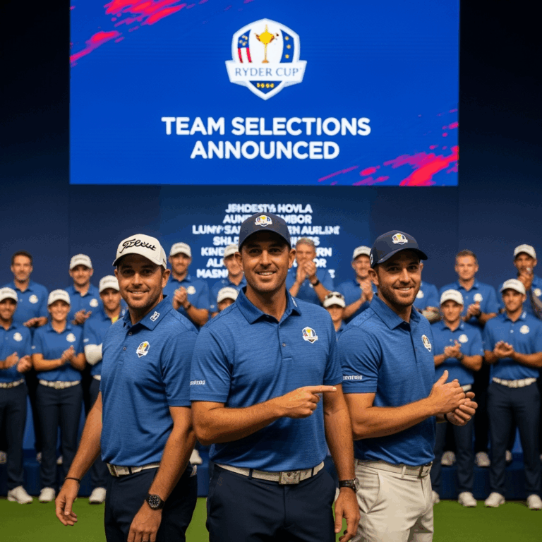 Illustration for: Ryder Cup Team Selections: Key Players Announced