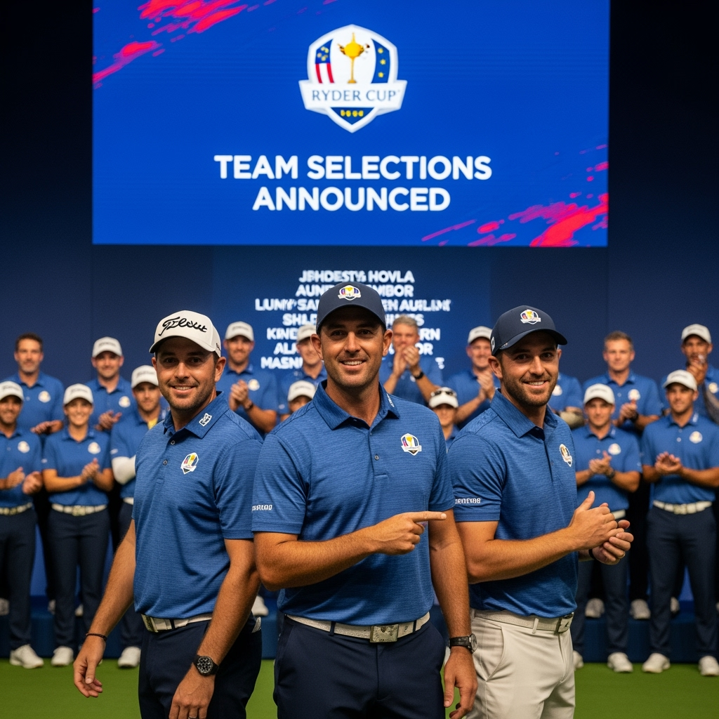 Illustration for: Ryder Cup Team Selections: Key Players Announced