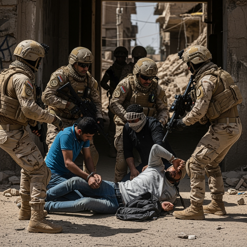 Illustration for: Major Operations Capture ISIS Terrorists in Iraq