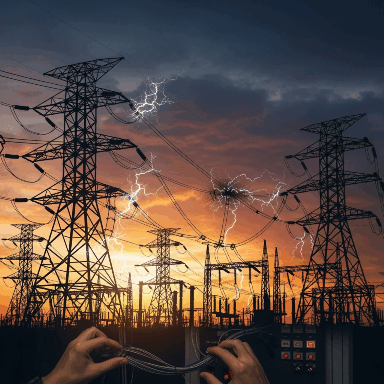 Illustration for: Power Grid Attacks Worsen Summer Crisis