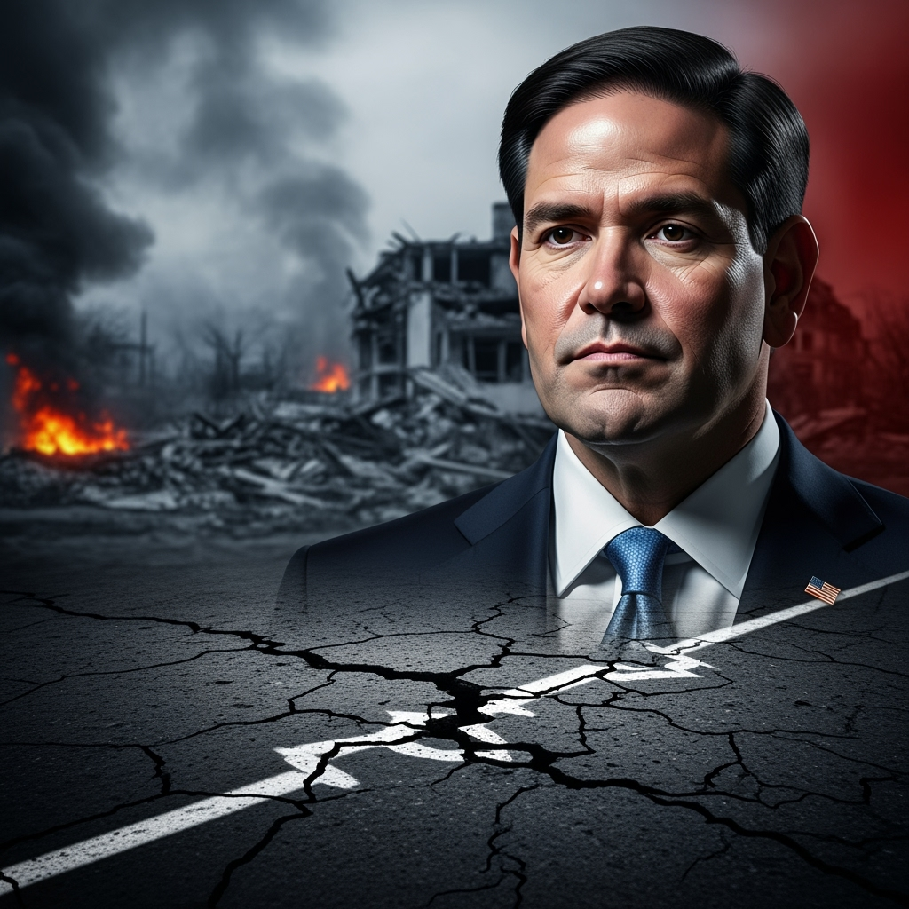 Illustration for: Sanctions on Russia Unlikely to Enforce Ceasefire: Rubio