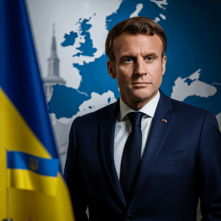 Illustration for: Macron's Role in the Ukrainian Crisis