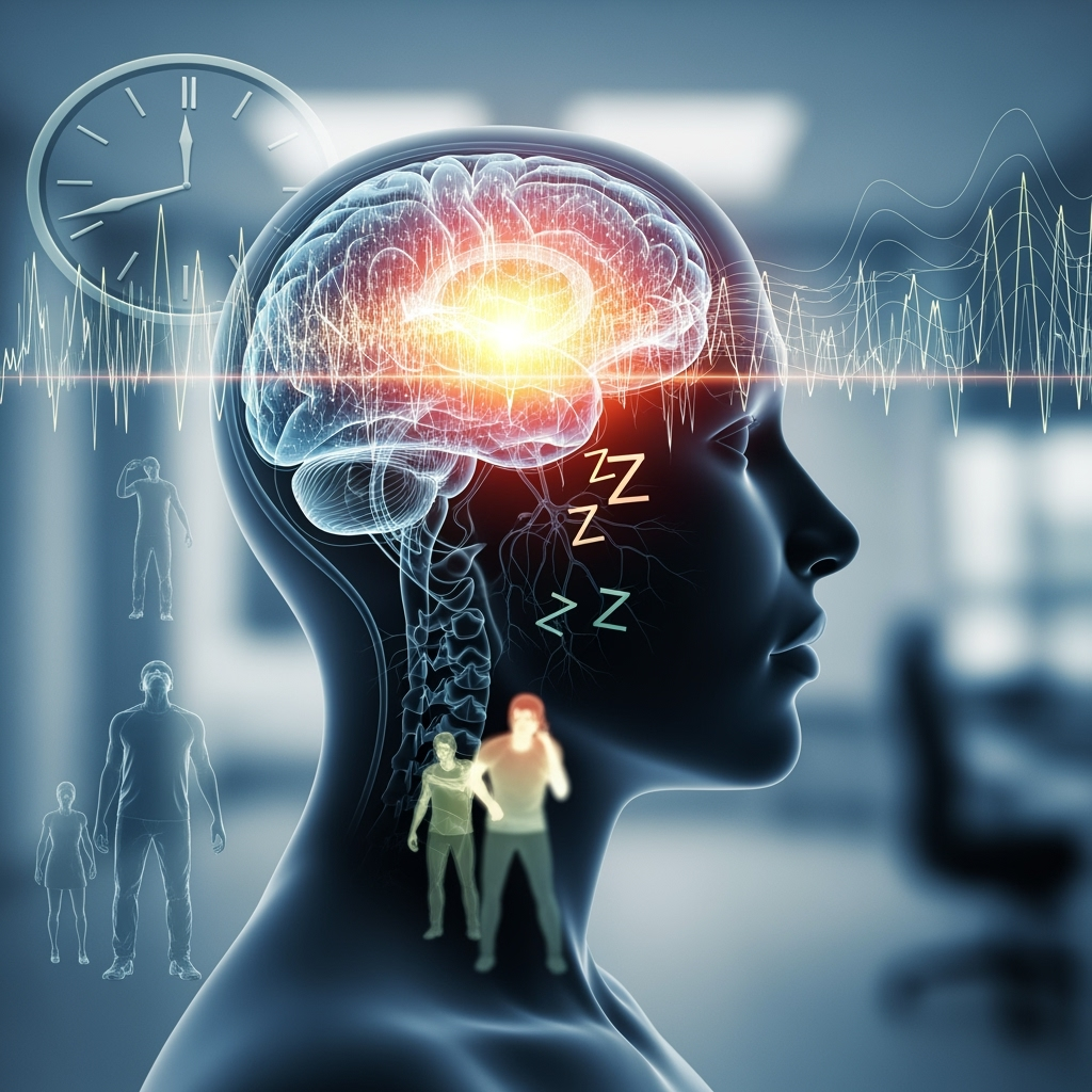 Illustration for: Stanford Studies Rare Wakefulness Disorder