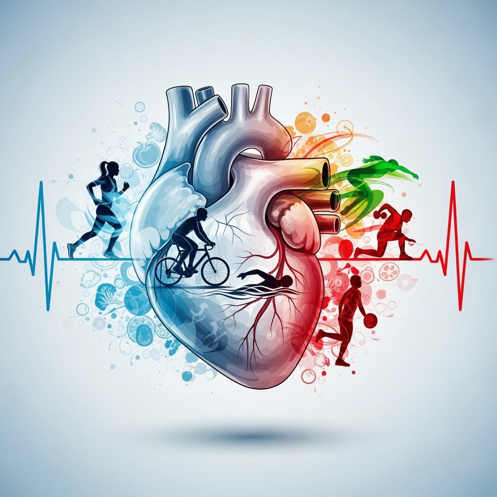Illustration for: The Importance of Exercise for Heart Health
