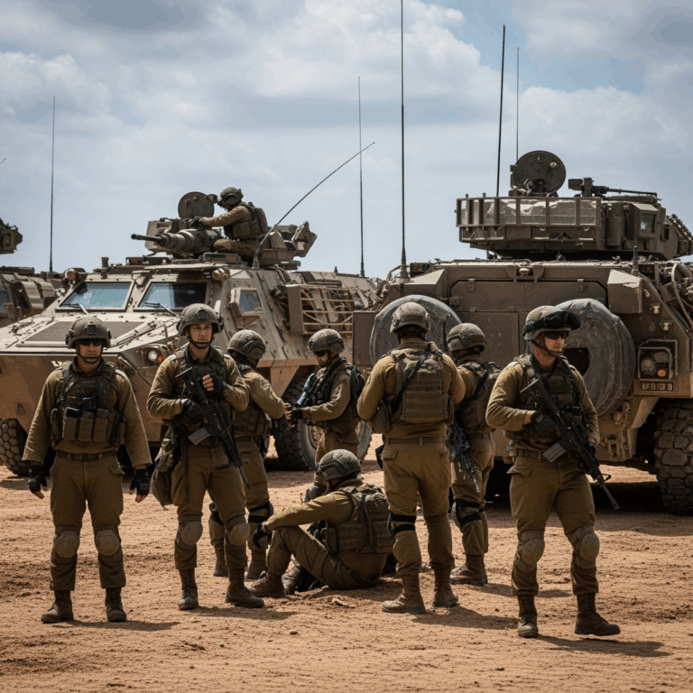 Illustration for: Israel Mobilizes Reservists for Gaza City Offensive